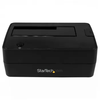 Docking station StarTech.com de un compartimento USB 3.1 a SATA, dock de disco duro USB 3.1 (10 Gbps), docking station externa para HDD/SSD SATA III de 2,5/3,5