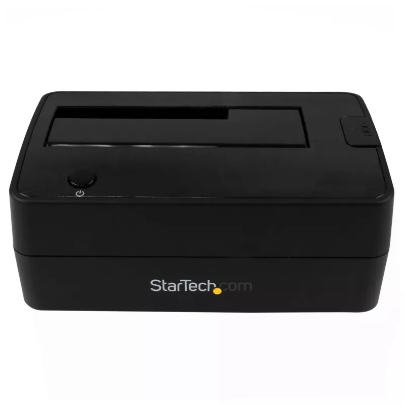 Docking station StarTech.com de un compartimento USB 3.1 a SATA, dock de disco duro USB 3.1 (10 Gbps), docking station externa para HDD/SSD SATA III de 2,5/3,5