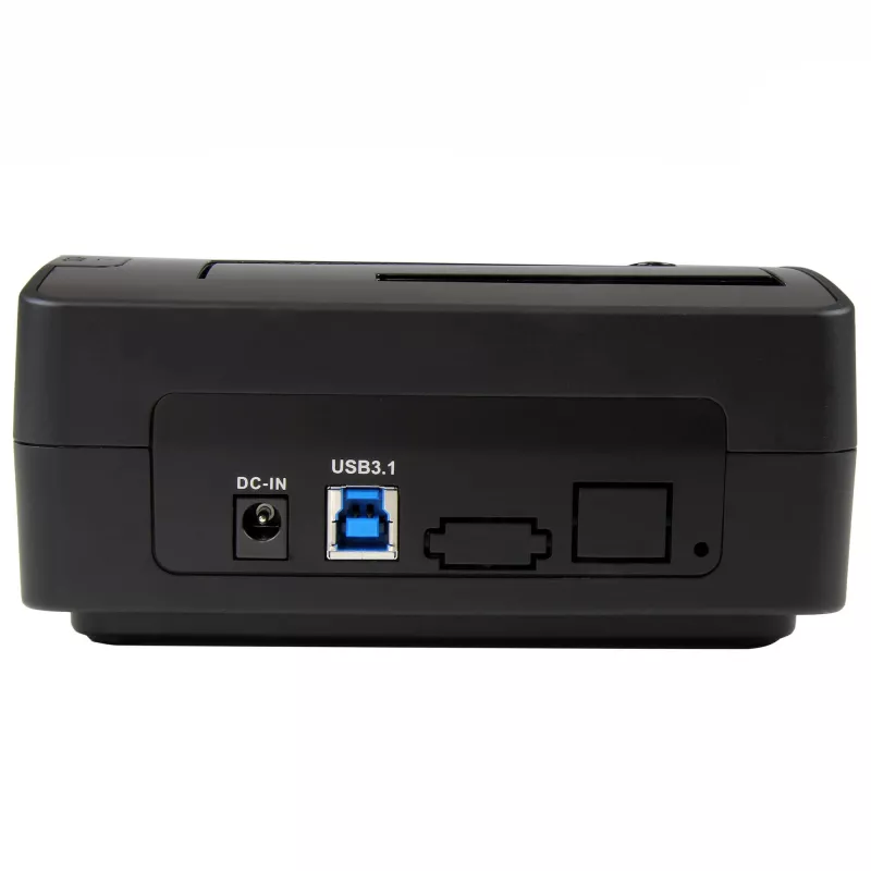 Docking station StarTech.com de un compartimento USB 3.1 a SATA, dock de disco duro USB 3.1 (10 Gbps), docking station externa para HDD/SSD SATA III de 2,5/3,5
