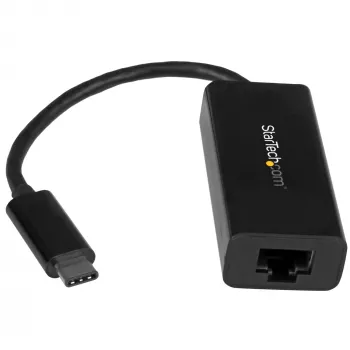 Adaptador StarTech.com USB-C a Gigabit Ethernet - Negro