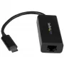 Adaptador StarTech.com USB-C a Gigabit Ethernet - Negro