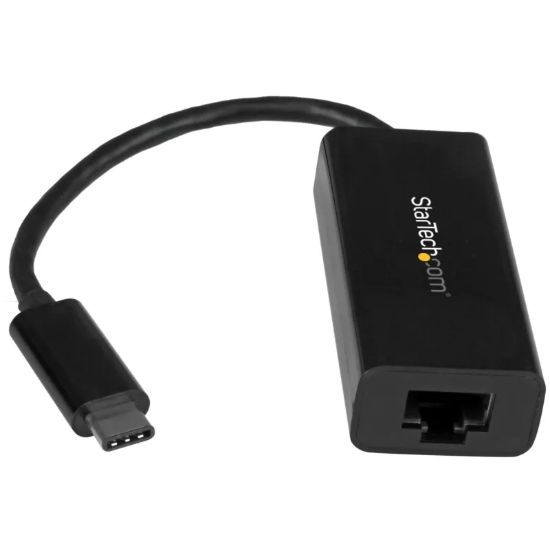 Adaptador StarTech.com USB-C a Gigabit Ethernet - Negro