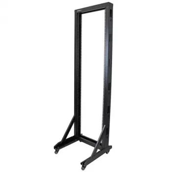 Rack de servidor StarTech.com de 2 postes 42U estructura abierta móvil, rack de red de 19