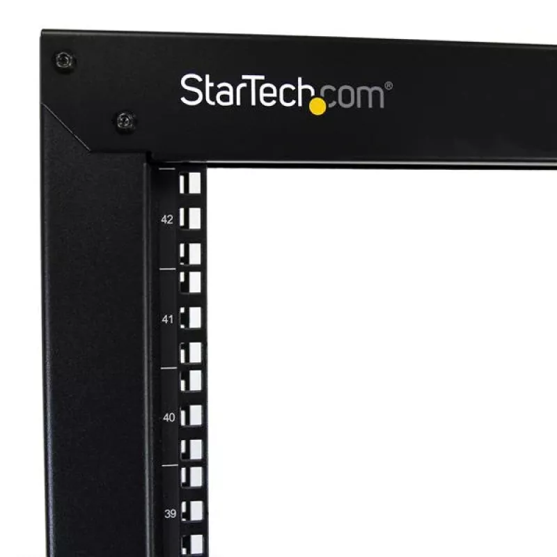 Rack de servidor StarTech.com de 2 postes 42U estructura abierta móvil, rack de red de 19