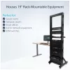 Rack de servidor StarTech.com de 2 postes 42U estructura abierta móvil, rack de red de 19