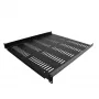 StarTech.com Estante para rack de servidor 1U – bandeja de montaje en rack universal ventilada para rack y armario de red de 19 pulgadas – diseño robusto – capacidad de carga 25 kg – bandeja de 50,8 cm de profundidad, negro