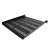 StarTech.com SHELF-1U-20-FIXED-V bandeja ventilada 1U para rack de servidor, 19", en voladizo, montaje frontal, capacidad de 25 kg, 20" (50 cm) de profundidad, negro