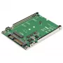 StarTech.com Adaptador de SSD M.2 SATA a SATA de 2,5 pulgadas - Convertidor M.2 NGFF a SATA - 7mm - Soporte open-frame - Adaptador de disco M2