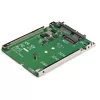 StarTech.com Adaptador de SSD M.2 SATA a SATA de 2,5 pulgadas - Convertidor M.2 NGFF a SATA - 7mm - Soporte open-frame - Adaptador de disco M2