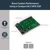 StarTech.com Adaptador de SSD M.2 SATA a SATA de 2,5 pulgadas - Convertidor M.2 NGFF a SATA - 7mm - Soporte open-frame - Adaptador de disco M2