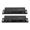 StarTech.com ST121HD20FXA2 kit extensor HDMI por fibra óptica 4K 60Hz, hasta 1 km (monomodo) / 300 m (multimodo), LC, HDR, HDCP, audio/RS232/IR, transmisor y receptor