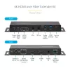 StarTech.com ST121HD20FXA2 kit extensor HDMI por fibra óptica 4K 60Hz, hasta 1 km (monomodo) / 300 m (multimodo), LC, HDR, HDCP, audio/RS232/IR, transmisor y receptor