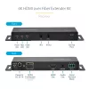 StarTech.com ST121HD20FXA2 kit extensor HDMI por fibra óptica 4K 60Hz, hasta 1 km (monomodo) / 300 m (multimodo), LC, HDR, HDCP, audio/RS232/IR, transmisor y receptor