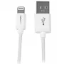 StarTech.com Cable USB a Lightning de 1 m – cable de carga para iPhone/iPad/iPod – cable Lightning a USB con carga rápida – certificado Apple MFi – blanco