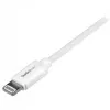 StarTech.com Cable USB a Lightning de 1 m – cable de carga para iPhone/iPad/iPod – cable Lightning a USB con carga rápida – certificado Apple MFi – blanco