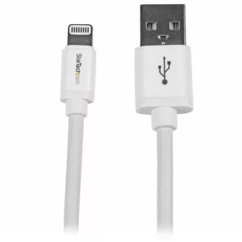 StarTech.com Cable USB a Lightning de 2 m (6 ft.) - Cable de carga largo para iPhone / iPad / iPod - Cable Lightning a USB - Certificado Apple MFi - blanco