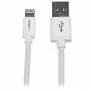 StarTech.com Cable USB a Lightning de 2 m (6 ft.) - Cable de carga largo para iPhone / iPad / iPod - Cable Lightning a USB - Certificado Apple MFi - blanco