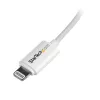 StarTech.com Cable USB a Lightning de 2 m (6 ft.) - Cable de carga largo para iPhone / iPad / iPod - Cable Lightning a USB - Certificado Apple MFi - blanco