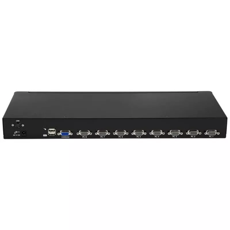 StarTech.com Kit de conmutador KVM USB para rack 1HE de 8 puertos con OSD y cables