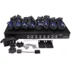 StarTech.com Kit de conmutador KVM USB para rack 1HE de 8 puertos con OSD y cables