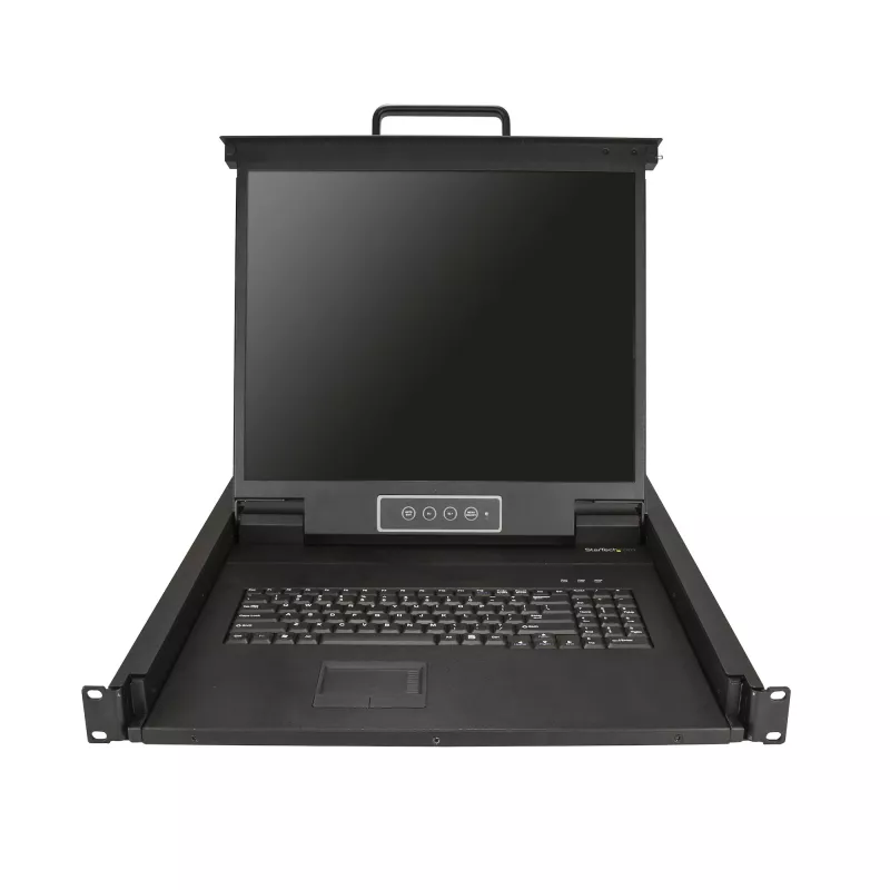 StarTech.com Consola KVM para rack – KVM VGA de un puerto con monitor LCD de 19