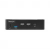 StarTech.com Switch KVM DisplayPort de 2 puertos, 8K 60Hz / 4K 144Hz, pantalla única, DP 1.4, 2x puertos USB 3.0, 4x puertos USB 2.0 HID, conmutación por botón y tecla de acceso rápido, conforme TAA - independiente del sistema operativo, carcasa de metal