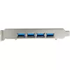 StarTech.com Tarjeta USB PCIe de 4 puertos - Tarjeta de expansión PCI Express USB 3.1/3.2 Gen 2 Type-A de 10 Gbit/s con 2 controladores - 4x USB-A - Tarjeta adaptadora adicional USB PCIe - Windows/Mac/Linux