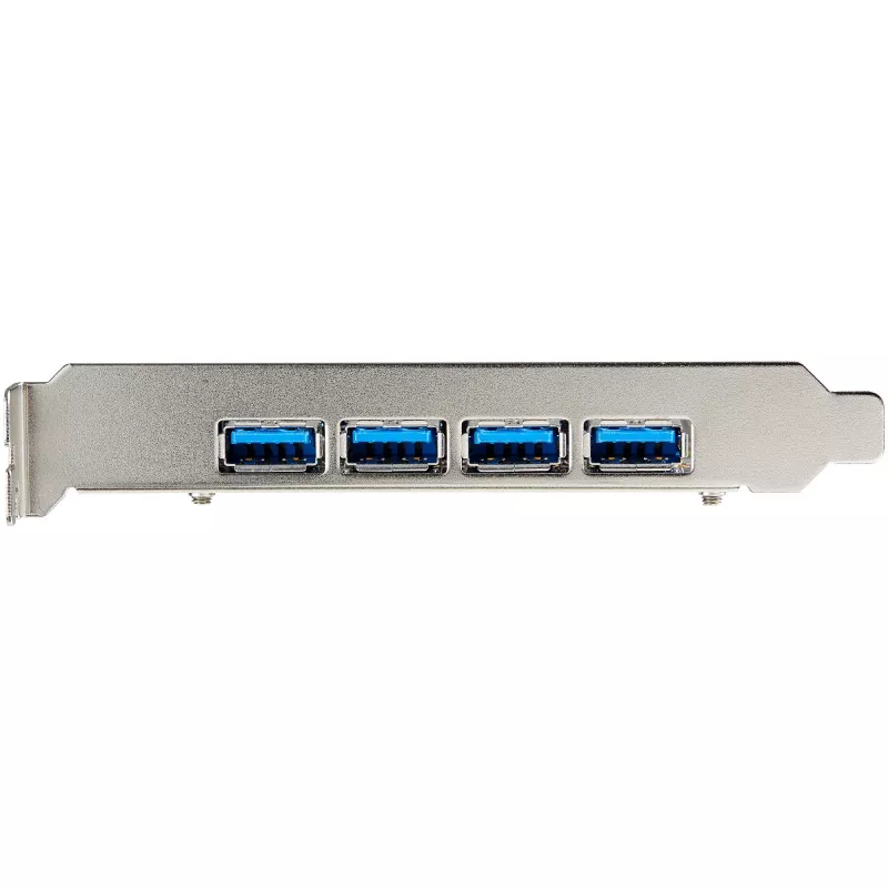 StarTech.com Tarjeta USB PCIe de 4 puertos - Tarjeta de expansión PCI Express USB 3.1/3.2 Gen 2 Type-A de 10 Gbit/s con 2 controladores - 4x USB-A - Tarjeta adaptadora adicional USB PCIe - Windows/Mac/Linux