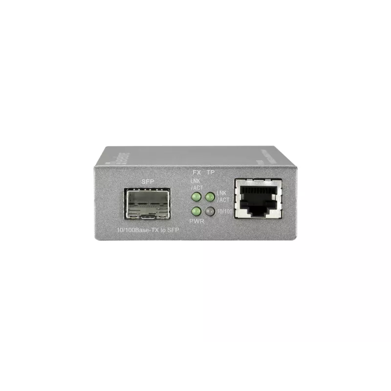 Conversor de medios Fast Ethernet gestionado LevelOne RJ45 a SFP