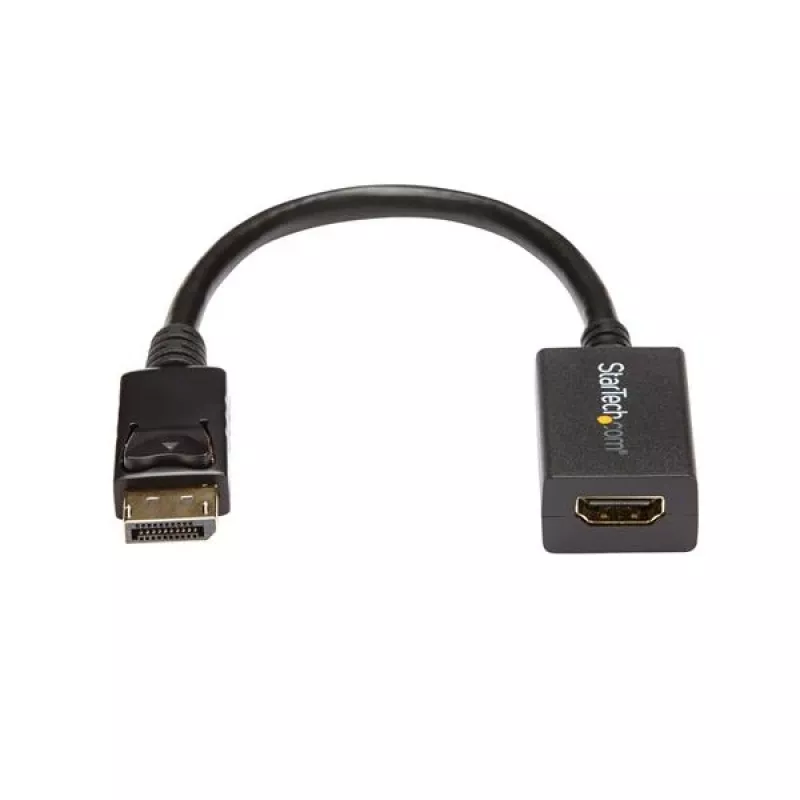 StarTech.com DP2HDMI2 adaptador de vídeo / convertidor de DisplayPort a HDMI, macho/hembra, hasta 1920x1200, 25 cm