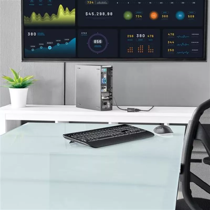 StarTech.com DP2HDMI2 adaptador de vídeo / convertidor de DisplayPort a HDMI, macho/hembra, hasta 1920x1200, 25 cm