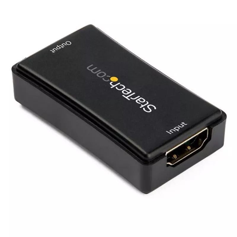 StarTech.com HDBOOST4K2 amplificador de señal HDMI / repetidor en línea, 4K 60 Hz, hasta 14 m, alimentado por USB, audio 7.1, YUV 4:4:4