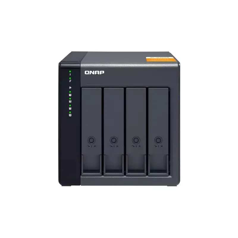 QNAP Caja de almacenamiento JBOD SATA 6Gbps de sobremesa de alto rendimiento | TL-D400S | Negro