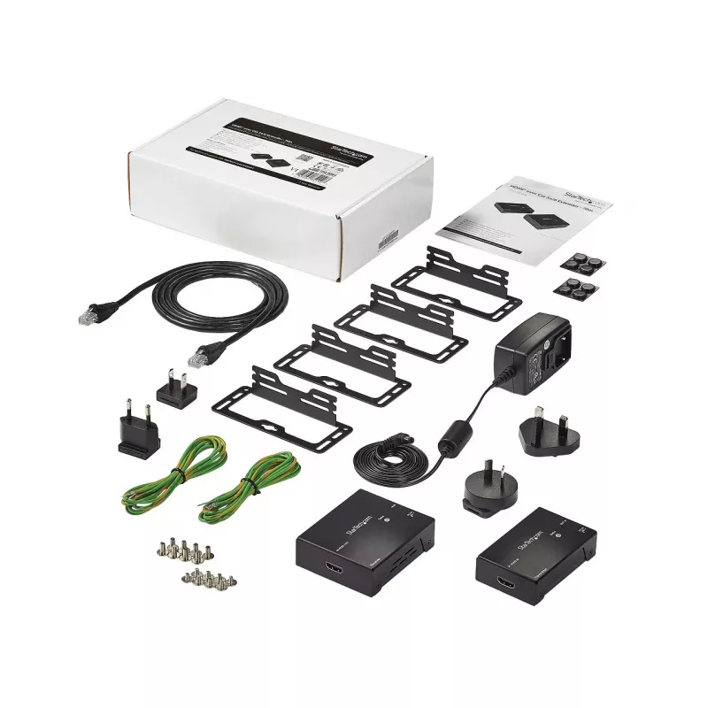 StarTech.com Extensor HDMI sobre CAT5e HDBaseT - Alimentación por cable - Ultra HD 4K - TAA