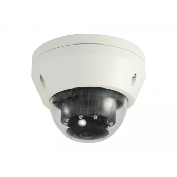Cámara IP de red fija tipo domo LevelOne HUBBLE, H.265, 3 megapíxeles, 802.3af PoE, LED IR, interior/exterior, antivandálica