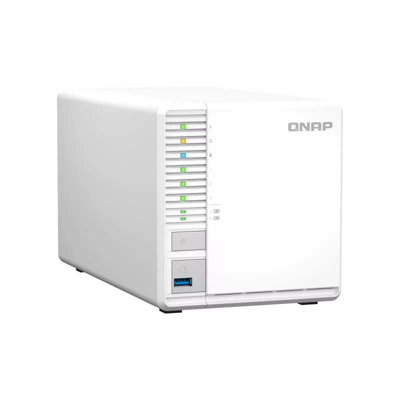 QNAP TS-364 NAS Torre Intel® Celeron® N5095 8 GB DDR4 0 TB QNAP Turbo System blanco