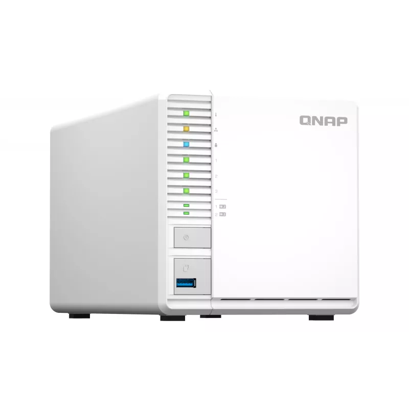 QNAP TS-364 NAS Torre Intel® Celeron® N5095 8 GB DDR4 0 TB QNAP Turbo System blanco