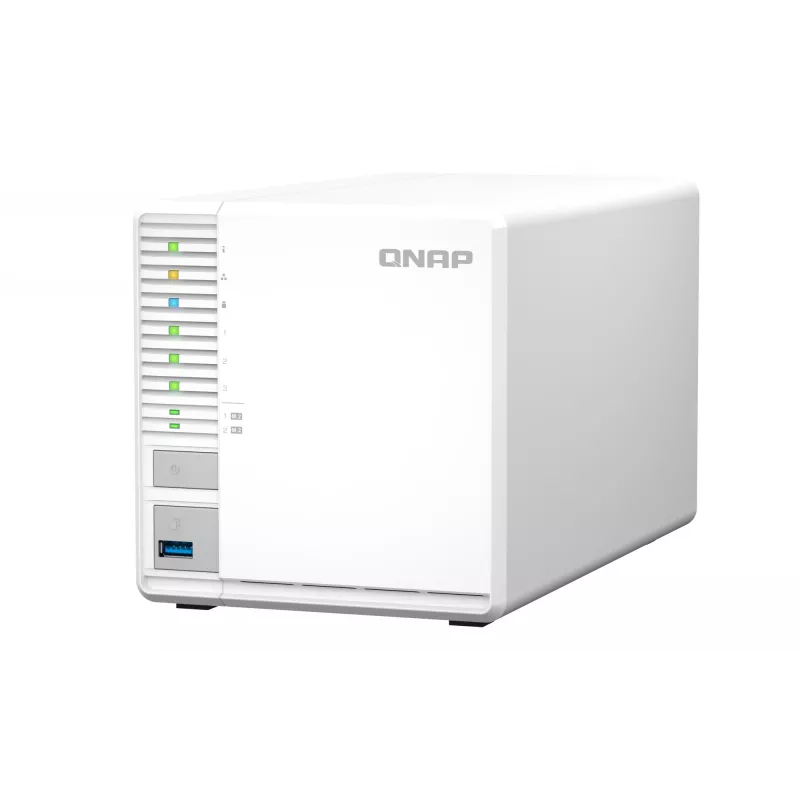 QNAP TS-364 NAS Torre Intel® Celeron® N5095 8 GB DDR4 0 TB QNAP Turbo System blanco