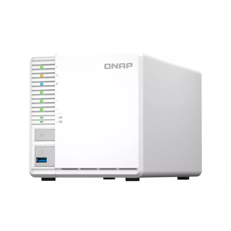 QNAP TS-364 NAS Torre Intel® Celeron® N5095 8 GB DDR4 0 TB QNAP Turbo System blanco