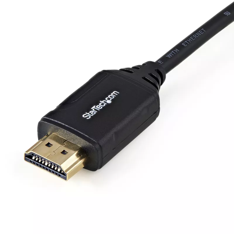 StarTech.com HDMM50CMP cable HDMI 2.0 Premium High Speed con Ethernet, 4K 60 Hz, HDR, HDMI (macho) a HDMI (macho), 0,5 m, negro