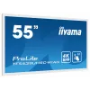 Pantalla de señalización iiyama TF5539UHSC-W1AG 139,7 cm (55 inch) LED 500 cd/m² 4K Ultra HD blanca táctil 24/7