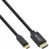 Cable de pantalla USB InLine 64111 conector macho USB-C a conector macho HDMI 1 m