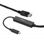 StarTech.com Cable USB-C a DisplayPort 1.2 de 2,9 m (9,8 ft.) 4K 60Hz – Cable adaptador USB-C a DisplayPort – HBR2 USB Type-C DP Alt Mode a cable de vídeo para monitor DP – Compatible con Thunderbolt 3 – Negro