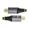 StarTech.com cable HDMI 2.1 de 50 cm 8K – cable HDMI Ultra High Speed certificado 48 Gbit/s – 8K 60 Hz/4K 120 Hz HDR10+ eARC – cable HDMI Ultra HD 8K – monitor/TV/display – funda TPE flexible
