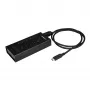StarTech.com HB30C5A2CST hub USB 3.0 de 7 puertos, USB-C a 5x USB-A y 2x USB-C, puerto de carga rápida, industrial, metálico