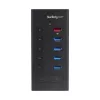 StarTech.com HB30C5A2CST hub USB 3.0 de 7 puertos, USB-C a 5x USB-A y 2x USB-C, puerto de carga rápida, industrial, metálico