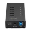 StarTech.com HB30C5A2CST hub USB 3.0 de 7 puertos, USB-C a 5x USB-A y 2x USB-C, puerto de carga rápida, industrial, metálico