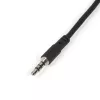 StarTech.com adaptador de auriculares para auriculares con conectores de auricular/micrófono separados – 3,5 mm de 4 polos a 2x 3,5 mm de 3 polos conector macho/hembra