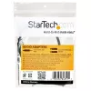 StarTech.com adaptador de auriculares para auriculares con conectores de auricular/micrófono separados – 3,5 mm de 4 polos a 2x 3,5 mm de 3 polos conector macho/hembra