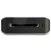 StarTech.com HB31C3ASDMB hub USB-C de 3 puertos con lector de tarjetas SD, 3x USB-A, 10 Gbps, USB 3.1, alimentado por bus, cable de 25 cm, compatible con Thunderbolt 3